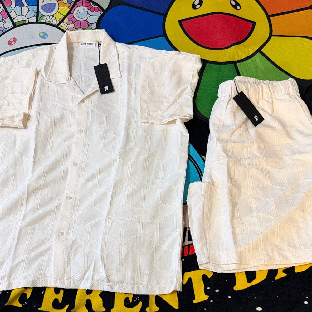 Left Point Shirt and Short Set